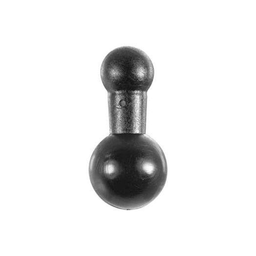 iBOLT 25mm / 1 inch to 17mm Composite Ball Adapter for Industry Standard Dual Ball Socket mounting arms- Works with All Industry Standard B Size/ 1 inch / 25mm and Garmin GPS/iBOLT 17mm Brackets