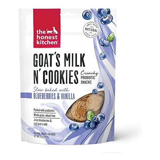 The Honest Kitchen Goat's Milk N' Cookies: Slow Baked with Blueberries & Vanilla, 8 oz Bag