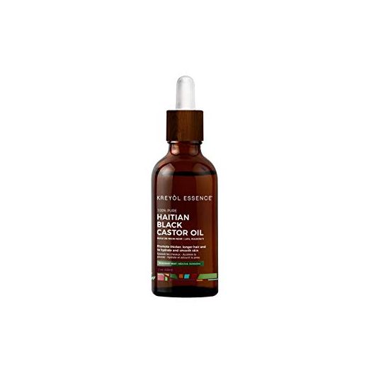 KREYÒL ESSENCE Haitian Black Castor Oil, Rosemary Mint, 2oz, Moisturizes and Promotes Hair Growth & Shine