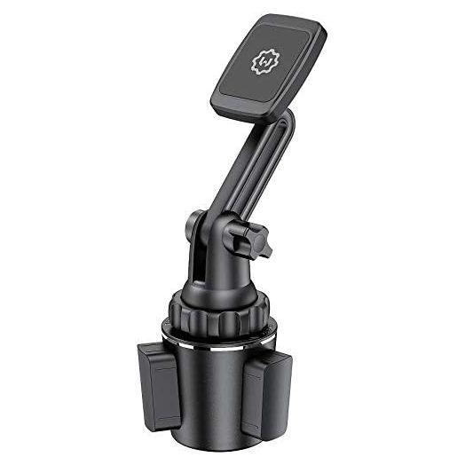 Magnetic Cup Holder Phone Mount, WixGear Extendable Arm Universal Car Cup Holder Adjustable Base Automobile Cup Holder Smart Phone Cradle Car Mount