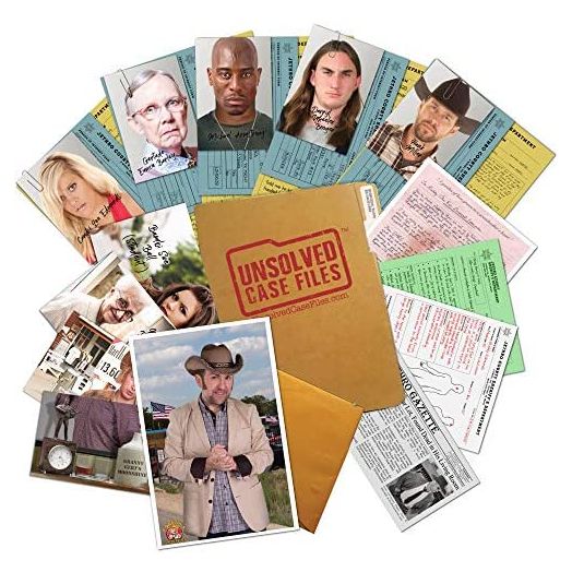 UNSOLVED CASE FILES, Edmunds, Buddy, Cold Case Murder Mystery Game, Can You Solve The Crime?