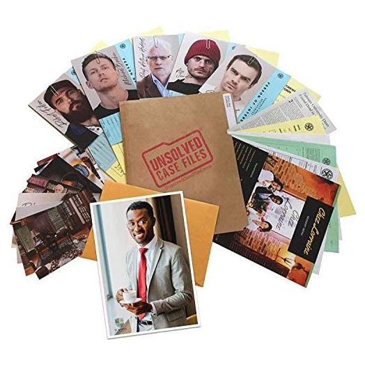 UNSOLVED CASE FILES, Cahill, Max, Cold Case Murder Mystery Game, Can You Solve The Crime?