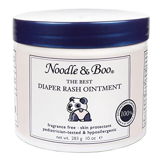 Noodle & Boo The Best Diaper Rash Ointment, Multi Purpose Baby Skin Care Zinc Oxide Ointment For Diaper Rash Prevention, Treatment & Relief, 10 Oz.