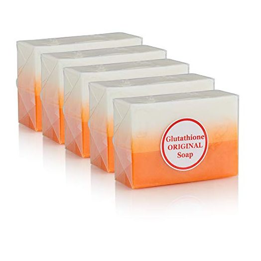 Glutathione & Kojic Acid Original Soap, Evens Skin Tone and Leaves Your Skin Smooth and Moisturized (5 Bars, 120 Grams per Bar)