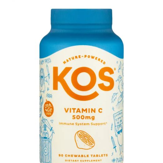 KOS Vitamin C 500 mg - 90 Chewable Tablets