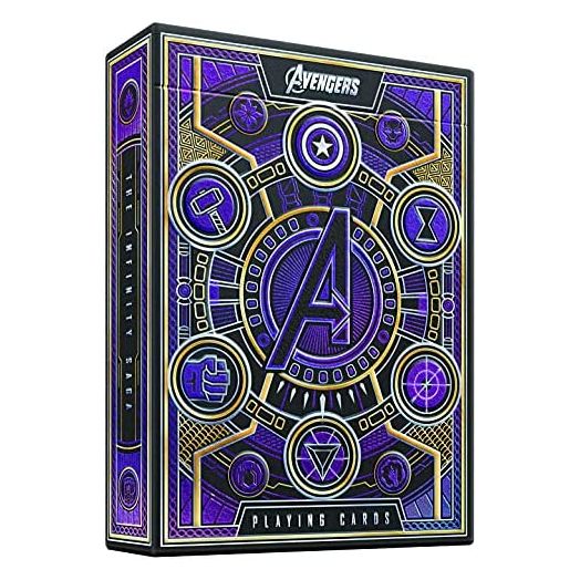 theory11 Avengers Playing Cards by Marvel Studios, Purple