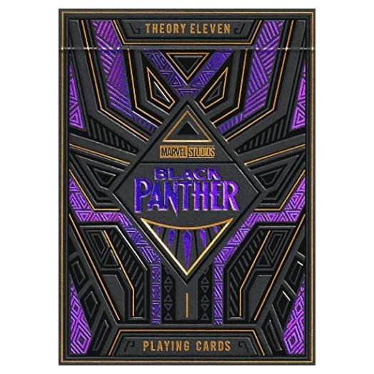 theory11 Black Panther Premium Marvel Playing Cards, Poker Size Standard Index, Foil Playing Cards