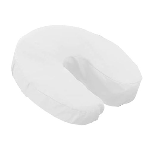 London Linens Soft & Heavy Microfiber Massage Tables Face Cradle Covers Cozies Fitted- 4 Pieces (4, White)
