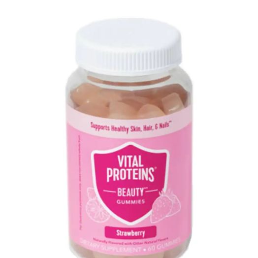 Vital Proteins Beauty Gummies, Strawberry Flavor - 60 Gummies