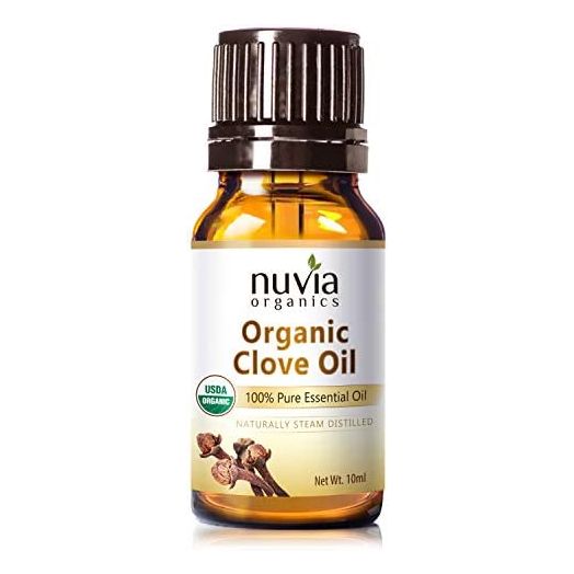 Nuvia Organics Clove Oil - USDA Certified, 100% Pure Essential Oil; 10ml