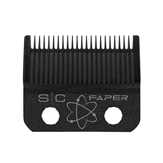 StyleCraft Replacement Fixed Black Diamond Carbon DLC Faper Hybrid Hair Clipper Blade