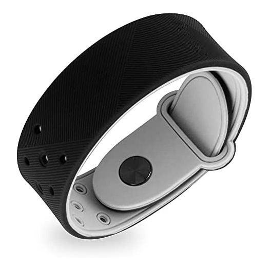 MagnetRX® Ultra Strength Sports Magnetic Bracelet - Waterproof Silicone Bracelet for Pain Relief, Circulation, Energy & Balance - Wide Magnetic Therapy Bracelet for Men & Women (Black | Standard Size)