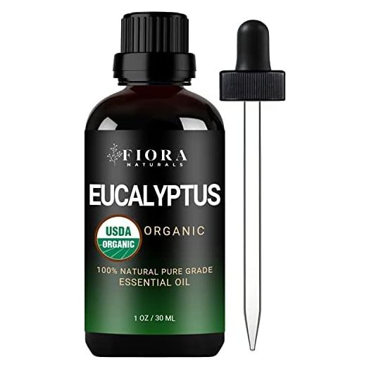 Organic Eucalyptus Essential Oil - 100% Pure Eucalyptus Oil for Diffuser, Humidifier, Sinus, Cold, and Aromatherapy - Natural and Real Eucalyptus Oil for Skin, Hair, Scalp, Massage, and DIY Projects