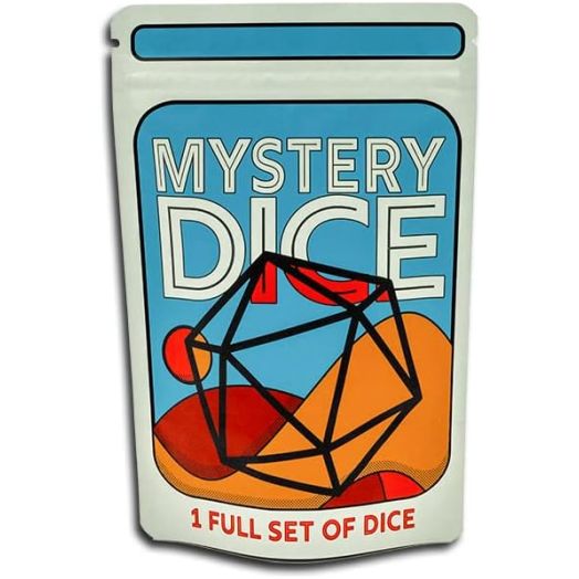 1985 Games Mystery Dice, Set of 7 Polyhedral Dice, Wide Range of Patterns, Gaming Dice, Suitable for Role Playing, Table Games (Mystery Pack of 1)