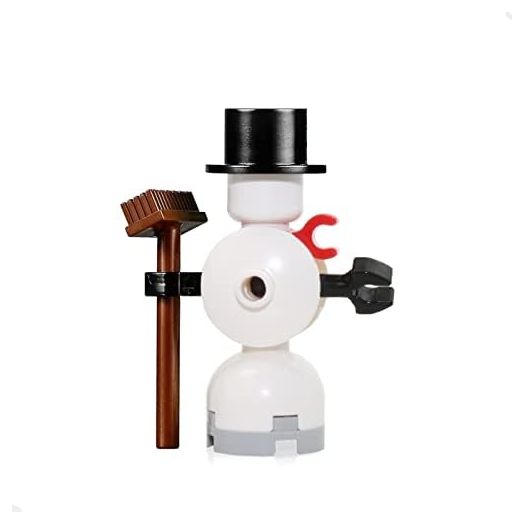 LEGO Holiday MiniFigure - Snowman  (with Broom & Top Hat) 10249
