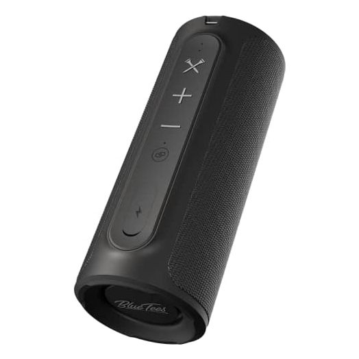 The Player by Blue Tees Golf - Magnetic Bluetooth Speaker Securely Attaches to Golf Cart - IPX7 Waterproof - USB Charge Out - Black