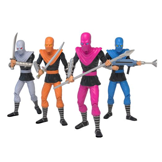 The Loyal Subjects Teenage Mutant Ninja Turtles The Foot Clan BST AXN 5-inch Action Figure 4-Pack