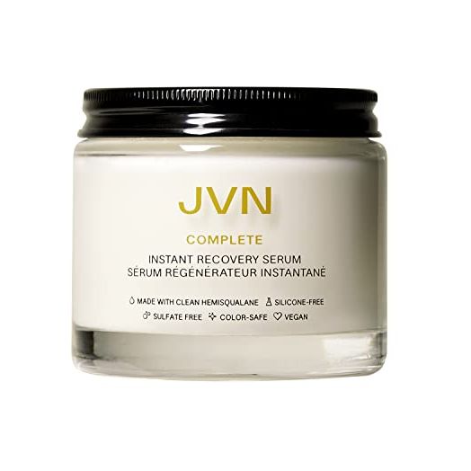 JVN Instant Recovery Serum, Leave-In Anti Frizz Hair Serum, Repairs Hair & Protects Against Heat Damage