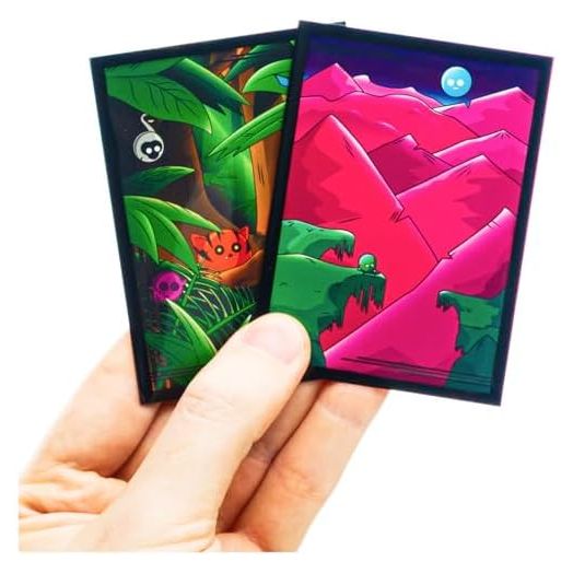Doomlings Doomsleeves - Premium Card Sleeves for Doomlings Card Game, 300 Clear & Designed Protector Sleeves with Dual Surface (300 Pack)