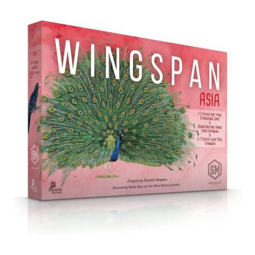Wingspan Asia from Stonemaier Games | Standalone Game or Expansion to Wingspan (Base Game) | Great for Solo Play or 2 Player | Add to Wingspan for 6-7 Player Expansion | 1-5 Players, 70 Mins, Ages 14+