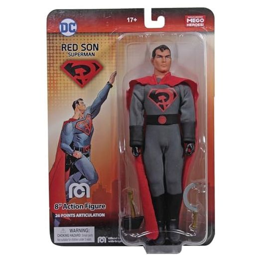 MEGO DC Heroes RED Son Superman PX 8IN AF