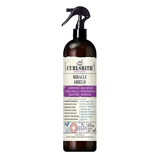 Curlsmith, Miracle Shield, Protein-Rich Hair Protection Spray for All Curl and Hair Types (8 fl oz)