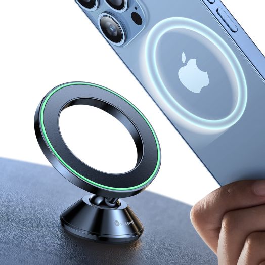 VICSEED for MagSafe Car Mount Dashboard, [High & Low Temperature Resistance] [Never Drop] Magnetic Phone Holder for Car, 360 Rotatable Car Phone Holder Mount for iPhone 15 Pro Max 14 13 12 Plus Mini