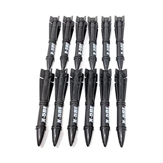 Military Navy Toy X-58E Anti-Radiation Missiles Playset for Action Figures Diorama Sets - 12 Pieces