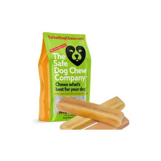 The safest All-Natural Cheese Chews - XLarge (Pack of 3) - NO Chunks, NO preservatives, NO Bad Smell, Great Teeth Cleaner, Super Long-Lasting