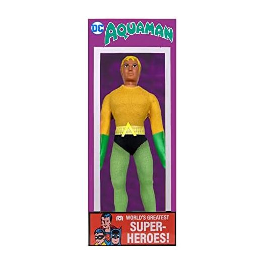 MEGO CORPORATION World's Greatest Super-Heroes 50th Anniversary Aquaman Action Figure, Multi