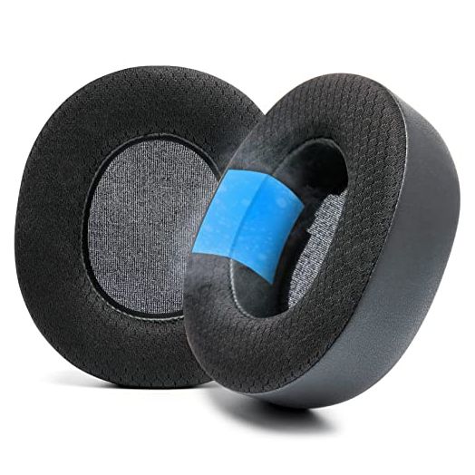 WC Freeze Nova Pro Wireless - Hybrid Fabric Cooling Gel Replacement Earpads for Steelseries Arctis Nova Pro Wireless by Wicked Cushions, Improved Durability, Thickness & Sound Isolation | Black