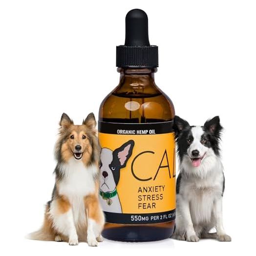 Calm - Hemp Oil for Dogs - for Dog Anxiety Relief - Balanced Mood & Behavior Dog Hemp Oil - Nervousness & Separation Anxiety Relief for Dogs - 100% Natural Dog Calming Drops