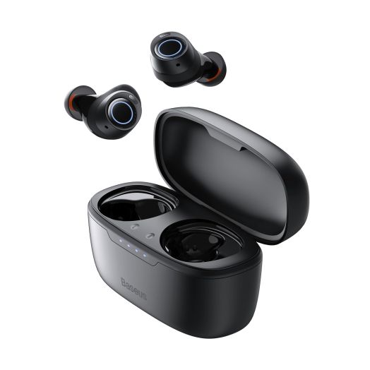 Baseus Active Noise Cancelling Wireless Earbuds, Reduce Noise by Up to 95%, 140H Playtime, IPX6 Waterproof, Deeper Bass, 4 ENC Mics, Comfortable Fit, Bluetooth 5.3 Ear Buds - Bowie MA10