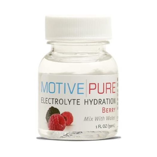 Motive Pure Electrolyte Hydration, Berry, 1 oz Mini Bottle, 12-pack