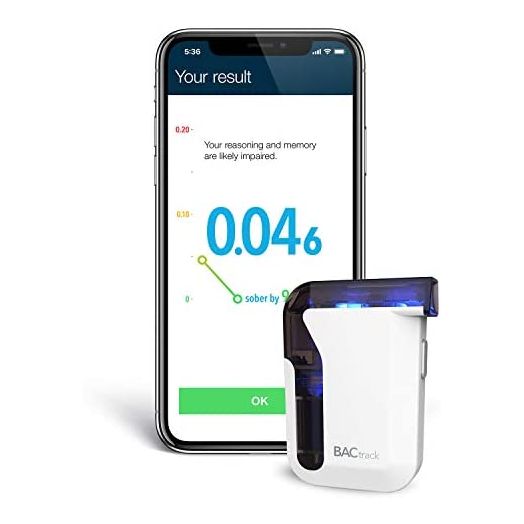 BACtrack Mobile Smartphone Breathalyzer | Professional-Grade Accuracy | Wireless Connectivity to Apple iPhone, Google & Samsung Android Devices | Apple HealthKit Integration