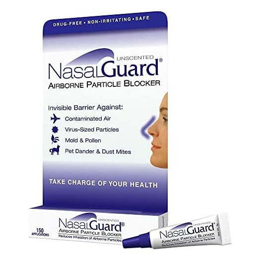 NASALGUARD Allergy Relief and Allergen Blocker Nasal Gel, Drug-Free and Proven Safe