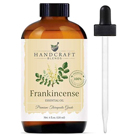 Handcraft Frankincense Essential Oil - 100% Pure & Natural - Premium Therapeutic Grade with Premium Glass Dropper - Huge 4 fl. Oz