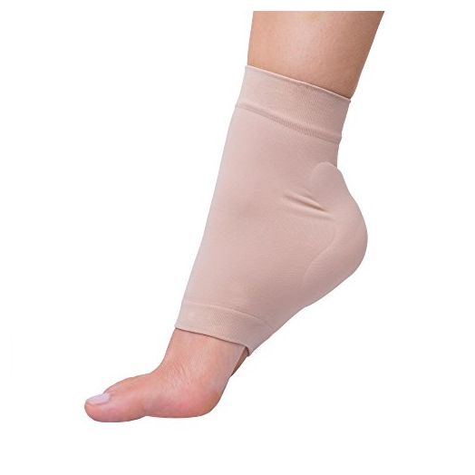 ZenToes Achilles Tendon Heel Protector Compression Padded Sleeve Socks