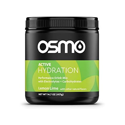 Osmo Nutrition Active Hydration Mix | During-Exercise Electrolyte Powdered Drink | Fastest Way to Rehydrate | Improves Power Output & Endurance | All Natural Ingredients (Lemon Lime, 15 oz.)