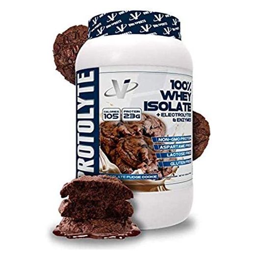 VMI Sports ProtoLyte Whey Isolate Protein Powder, Chocolate Fudge Cookie, 1.63 lbs