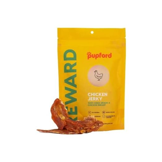 Pupford Jerky Treats for Dogs for Large & Small Dogs of All Ages | Made in USA, 100% Real Meat & No Fillers | Dogs Love These Tasty Dog Snacks