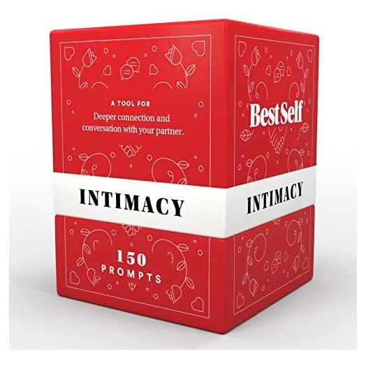BestSelf Intimacy Deck with 150 Relationship Building Conversation Starters, Meaningful Couples Game, Perfect Couples Card Games