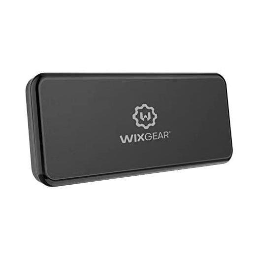 Magnetic Phone Car Mount WixGear Universal Stick On Rectangle Flat Dashboard Magnetic Car Mount Holder, for Cell Phones and Mini Tablets -Extra Strong with 10 Magnets!