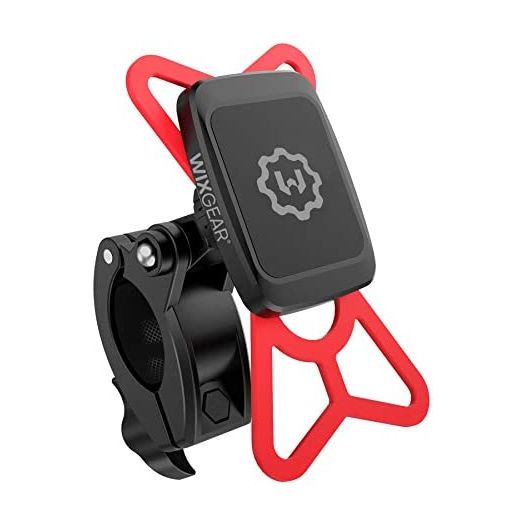 WixGear Universal Magnetic Bicycle & Motorcycle Handlebar Phone Holder for Cell Phones and GPS with Fast Swift-Snap Technology,