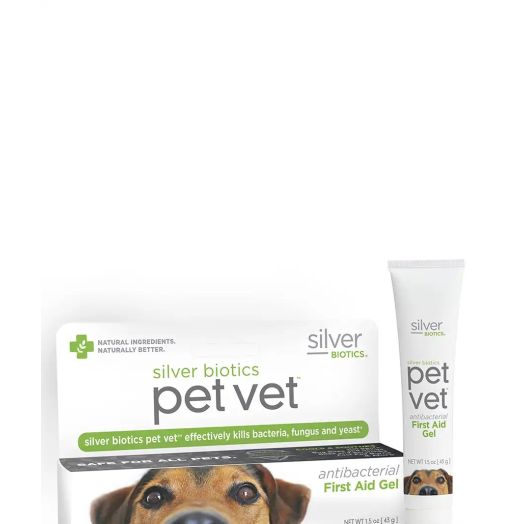 Silver Biotics Pet Vet Antibacterial First Aid Gel - 1.5 oz (43 Grams)