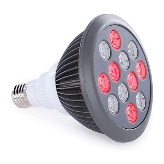 Red Light Therapy by Hooga with Power Cord. Red 660nm Near Infrared 850nm. 12 LEDs. High Irradiance, Combo Treatment for Skin, Pain Relief, Anti Aging, Muscle Recovery, Performance. HG24.