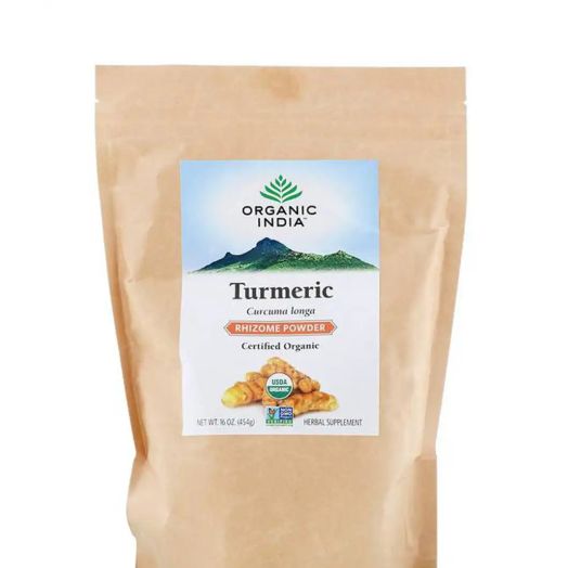 Organic India Turmeric Rhizome Powder - 16 oz (454 Grams)