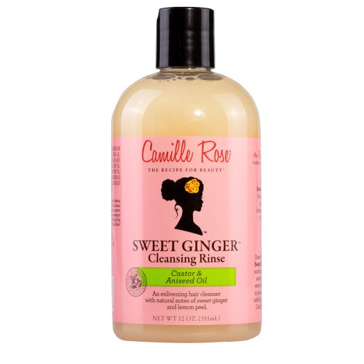 Camille Rose Naturals Sweet Ginger Cleansing Rinse Moisturizing nourishing Daily Conditioner with Jojoba, 12 oz