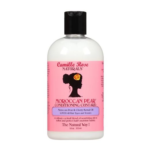 Camille Rose Naturals Moroccan Pear Conditioning Custard with Bonus Sweet Ginger Cleansing Rinse 12 oz. Bottle