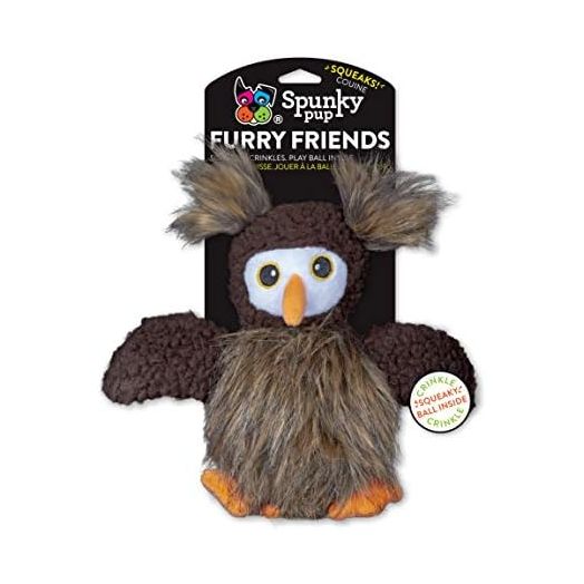 Owl with Ball Squeaker
